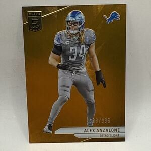 2024 Panini Donruss Elite Orange /399 Alex Anzalone #53 NFL Detroit Lions